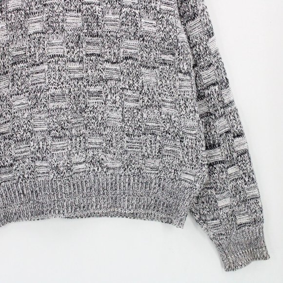 Vintage Cambridge Classics Knit Sweater Mens Gray Pullover Long Sleeve Size M - Picture 4 of 10